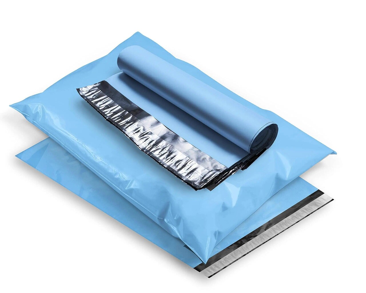Blue Poly Mailers 9 x 12 Peel and Seal Poly Shipping Bags for Small Business Pack of 100 Waterproof Shipping Envelopes for Clothing 2 Mil TearProof Plastic Mailing Bags for Shipping